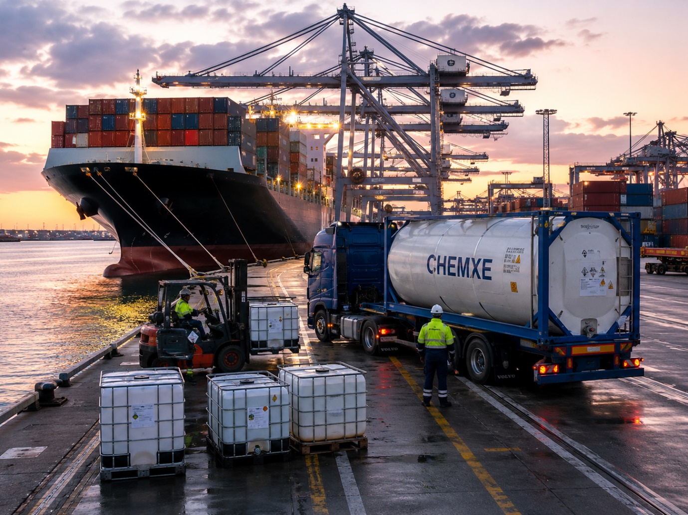 Emergency Marine Chemical Supply for Container Fleet